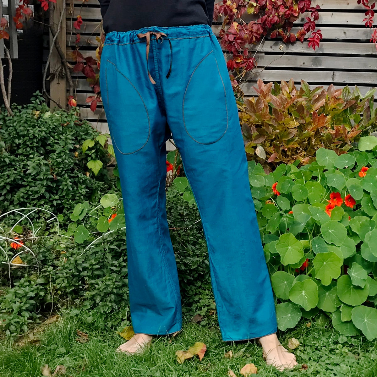 Double! Original Cotton Dream Pants (Two-Ply): Loose-Fitting Yoga
